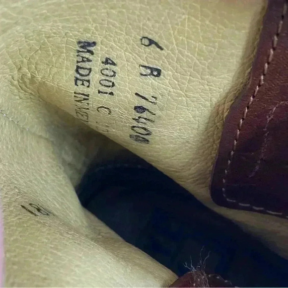 Frye campus JANE TRAPUNTO vintage Bootie moto boots 76400 size 6 - Picture 10 of 10